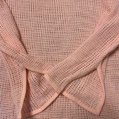 【美品】SLY スライ コットンメッシュロングスリーブ ピンク フリーサイズの画像