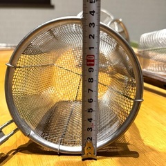 てぼ すくい カス揚げ ラーメン ステンレス 竹柄そば揚げ まとめ まとめ売りの画像