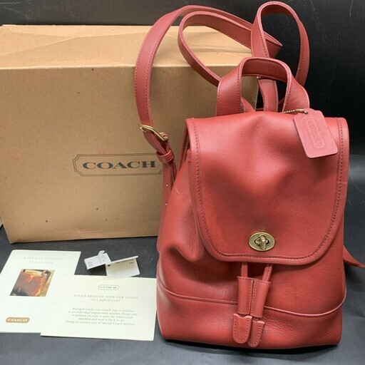 極美品 COACH オールドコーチ 9791 ターンロック リュックサック 極美品 コーチ オールドコーチ ターンロック リュックサック