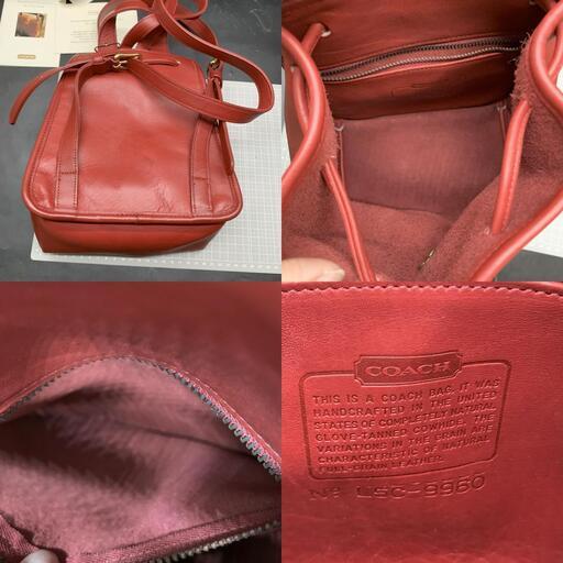 [良品] COACH オールドコーチ　リュック バックパック ゴールド金具 極美品✨コーチ オールドコーチ リュック オールレザー ゴールド