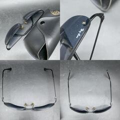X280  RayBan レイバン サングラス アイウェア RB3156 006/8C 57□16 樹脂 ブラックフレーム　中古　メンズレディースの画像