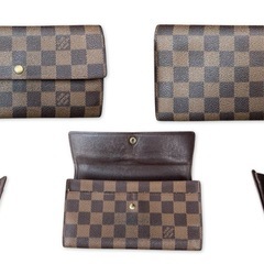 【2508021】ルイ・ヴィトン（Louis Vuitton）ダミエ・エベヌ ポシェット ポルトモネ クレディの画像