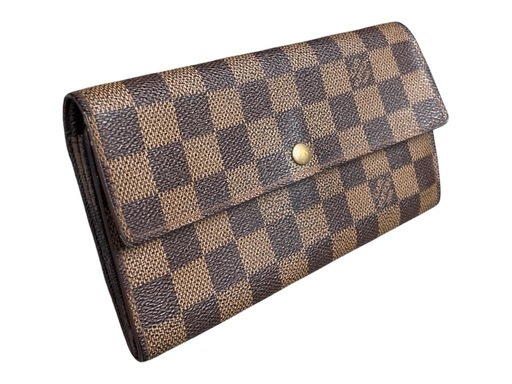 【2508021】ルイ・ヴィトン（Louis Vuitton）ダミエ・エベヌ ポシェット ポルトモネ クレディ