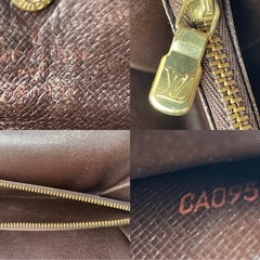 【2508021】ルイ・ヴィトン（Louis Vuitton）ダミエ・エベヌ ポシェット ポルトモネ クレディの画像