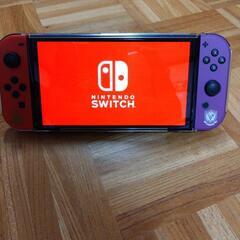 Nintendo Switch 有機ELモデル スカーレット・バイオレット 本体の画像