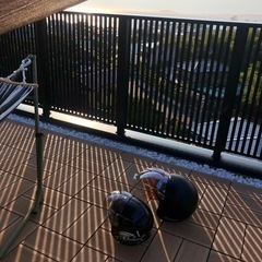 本日am10時終了、ヘルメット大小差し上げます。の画像