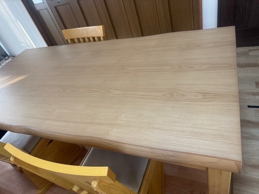 9月中引き取り　3000円オフ　木製  6人掛け　ダイニングコタツ 布団付き セット  600W ハロゲンヒーター 155cm×80cm