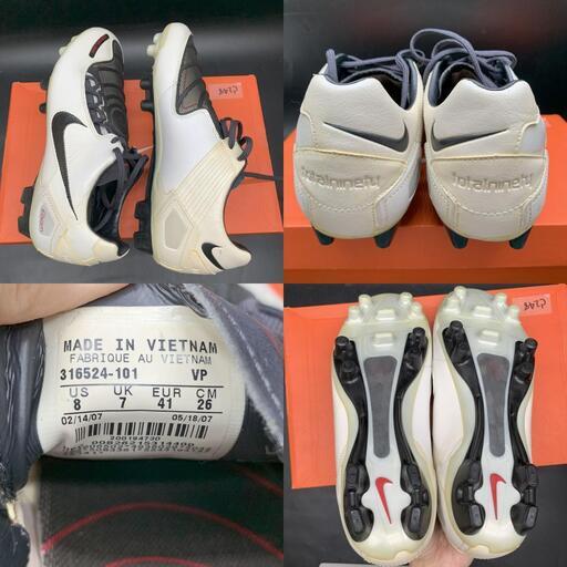 C2482未使用 NIKE ナイキ TOTAL 90 トータル ZOOM サッカー