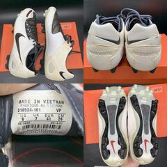 C2482未使用 NIKE ナイキ TOTAL 90 トータル ZOOM サッカー シューズ ストライク 26㎝ ホワイト 316524-101　練習用 スポーツ トレーニングの画像