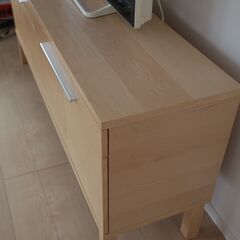 イケア テレビボー ドサイボード  IKEA BJURSTAの画像