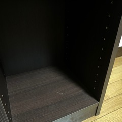タナリオ 収納キャビネット 5段 幅31cm 奥行29cm 高さ150cm ダークブラウン　正規購入9480円→1/3以下のお値下げ✨の画像