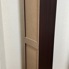 タナリオ 収納キャビネット 5段 幅31cm 奥行29cm 高さ150cm ダークブラウン　正規購入9480円→1/3以下のお値下げ✨の画像