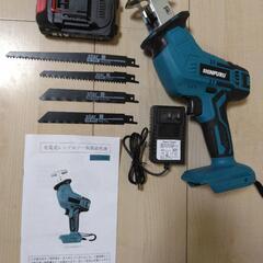 使用数分！美品！充電式レシプロー （電動ノコギリ）バッテリー付きの画像