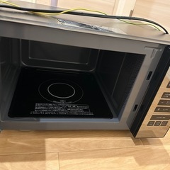 山善 電子レンジ 2023年製 ミラー調 23L ブラックの画像