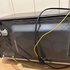 山善 電子レンジ 2023年製 ミラー調 23L ブラックの画像