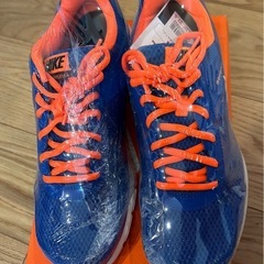 新品未使用　AIR RELENTLESS ナイキ　デッドストック スニーカー 青/オレンジ　27.5の画像