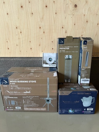 テンマクデザイン ウッドストーブS プロテクター ウォータータンク セット売り