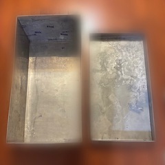 金属製　収納ボックス 蓋付き　収納　BOXの画像