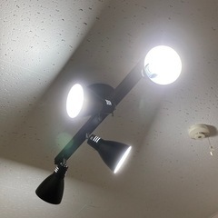 アイリスオーヤマ 4灯シーリングライト ストレートタイプ ダークグレー/ LED電球 昼白色の画像