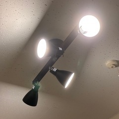アイリスオーヤマ 4灯シーリングライト ストレートタイプ ダークグレー/ LED電球 昼白色の画像