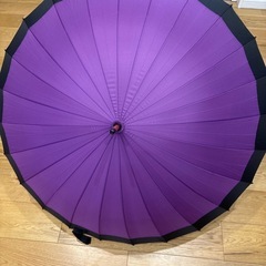 和柄の傘☂️の画像