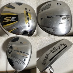 【希望者多い場合は抽選です】コブラ ブリヂストン 豪華なゴルフセット 初心者でも打ちやすく飛距離が出る バッグはレクサス 力が強い人 スポーツ経験者 若い人 完璧に揃ったセット フルセット すぐにコースに行く事も可能です！の画像