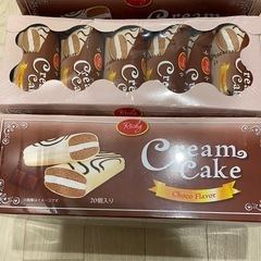 新品未開封 60個 クリームケーキ チョコ 消費期限 26年3月 の画像