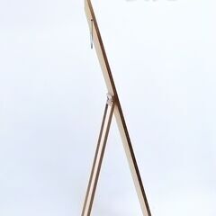 木製枠のスタンドミラー 姿見 鏡の画像