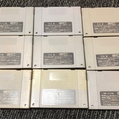 スーパーファミコン本体とソフト９本セットの画像