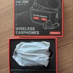 新品 タッチパネル ワイヤレスイヤホン Bluetooth ネイビーブルーの画像