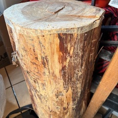 椅子用　丸太の画像