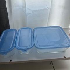iwaki  ガラス 保存容器の画像