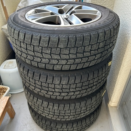 プジョー純正15インチアルミホイール　185/65/R15スタッドレス 4本セット

