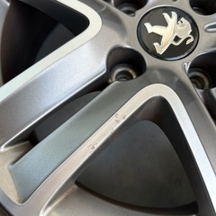 プジョー純正15インチアルミホイール　185/65/R15スタッドレス 4本セット
の画像