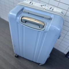 MERCURYDUO マーキュリーデュオ　スーツケース　花柄　パープル　キャリーケースの画像