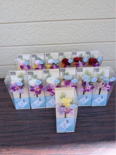 プリザーブドフラワー アーティフィシャルフラワー 仏壇用 供花 仏花 想花 お供え 複数セット