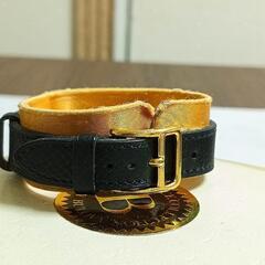 HERMES　エルメス　ケリーウォッチ　ブラック&ゴールドの画像