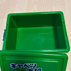 お菓子コンテナBOX キャベツ太郎　空箱の画像