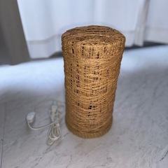 ニトリ 間接ランプ藤籠の画像