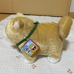 新品タグ付き　忠犬もちしば　きなこ　ぬいぐるみの画像