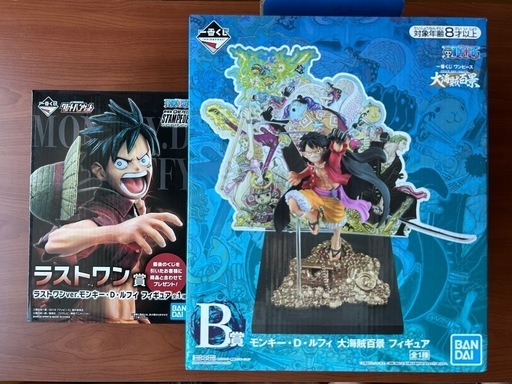 ほぼ新品】ワンピース一番くじフィギュアストラップクリア