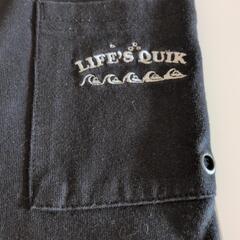 QUIKSILVER　メンズTシャツ黒の画像