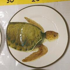 0821-032 海の生物柄のお皿4枚セットの画像