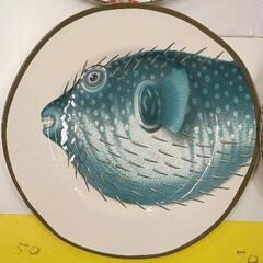 0821-032 海の生物柄のお皿4枚セットの画像