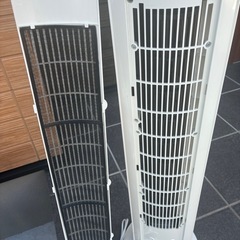 羽無し扇風機　タワーファン【アイリスオーヤマ】の画像