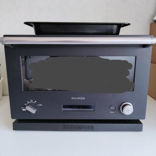 i416★BALMUDA　オーブンレンジK04A-BK 2018年製 ・送料無料 訳あり品】BALMUDA オーブンレンジ K04A-BK2018年製 (ワカ