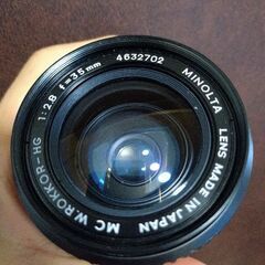 優良品　MINOLTA MC W.ROKKOR-HG 35mm F2.8の画像