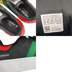186000 現状品 adidas アディダス ADIDAS SUPERSTAR OT TECH スーパースター GV7572  27 ブラック [250115HM060393]の画像