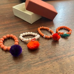 小さな…数珠　４つセット^ ^の画像