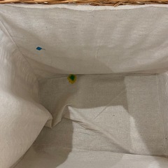 大容量 収納 ラタンバスケット　　の画像